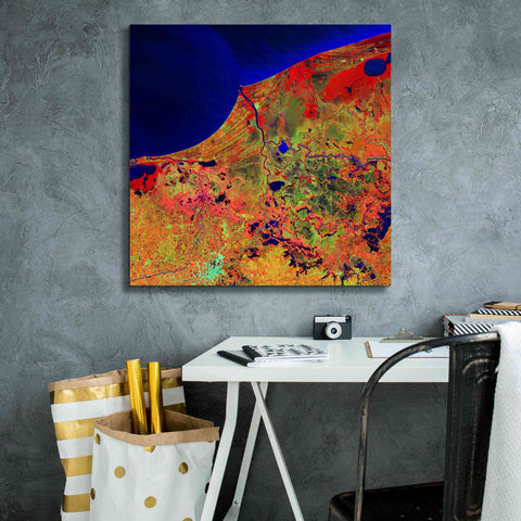 Image of 'Earth as Art: Mexico's Biosphere,' Canvas Wall Art,26 x 26