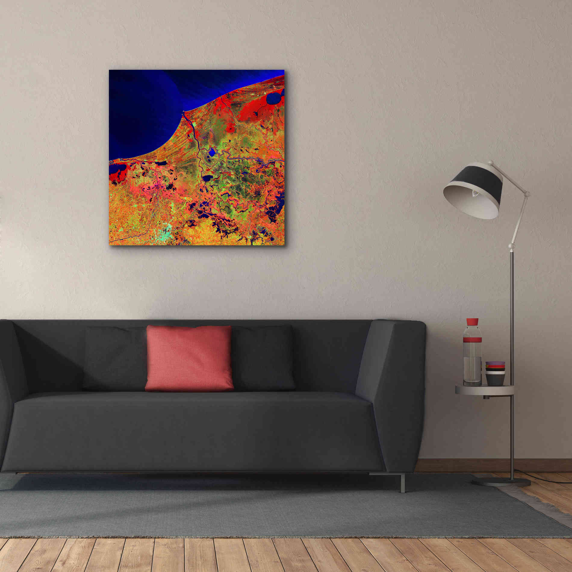 'Earth as Art: Mexico's Biosphere,' Canvas Wall Art,37 x 37