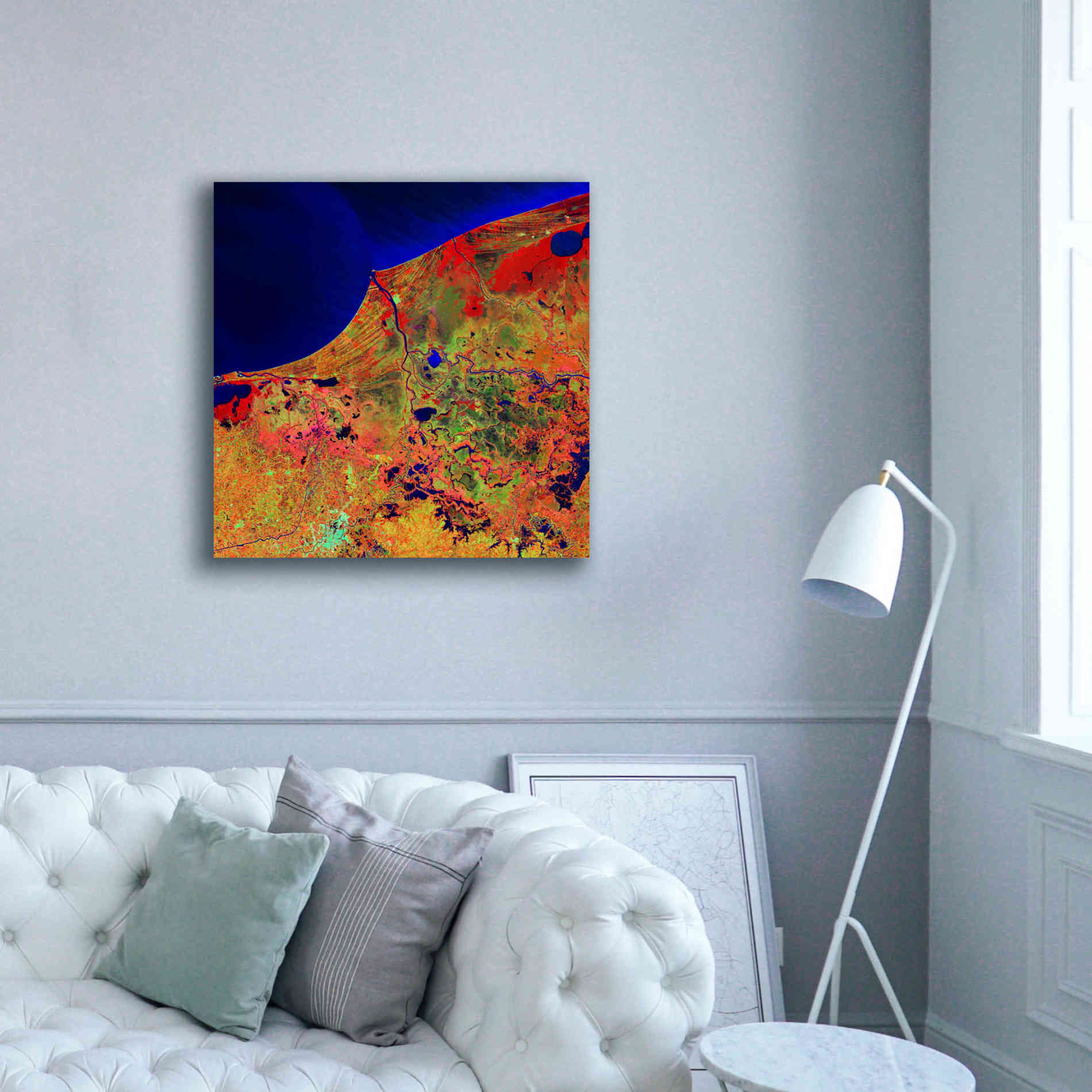 'Earth as Art: Mexico's Biosphere,' Canvas Wall Art,37 x 37