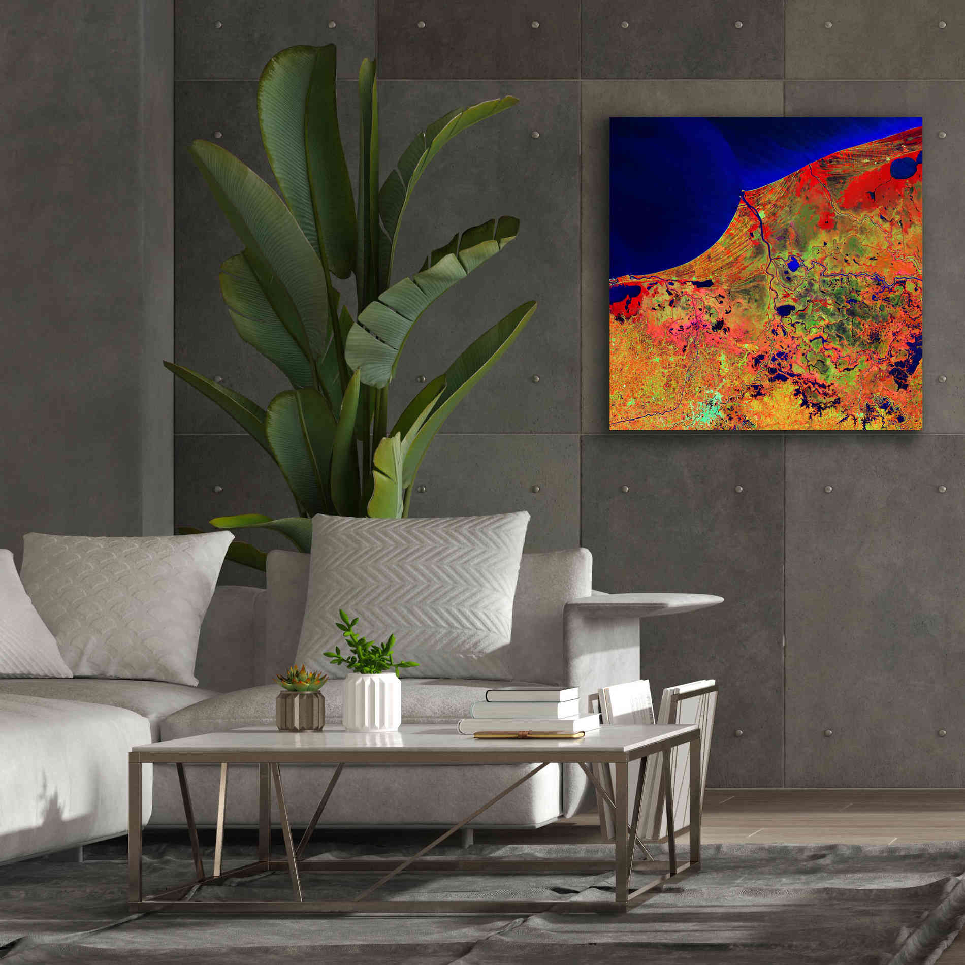 'Earth as Art: Mexico's Biosphere,' Canvas Wall Art,37 x 37