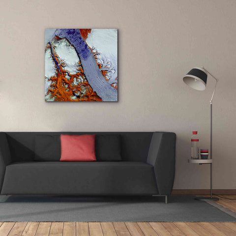 Image of 'Earth as Art: Petermann Glacier,' Canvas Wall Art,37 x 37