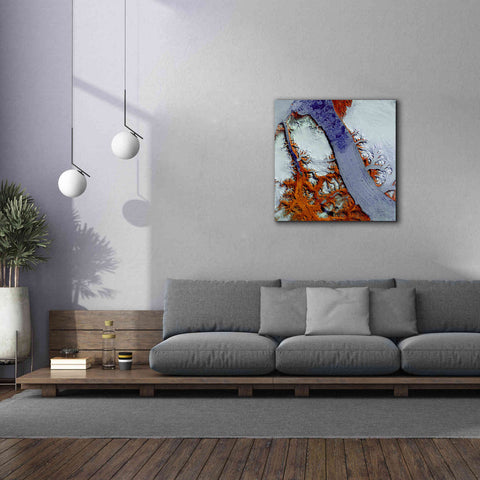 Image of 'Earth as Art: Petermann Glacier,' Canvas Wall Art,37 x 37