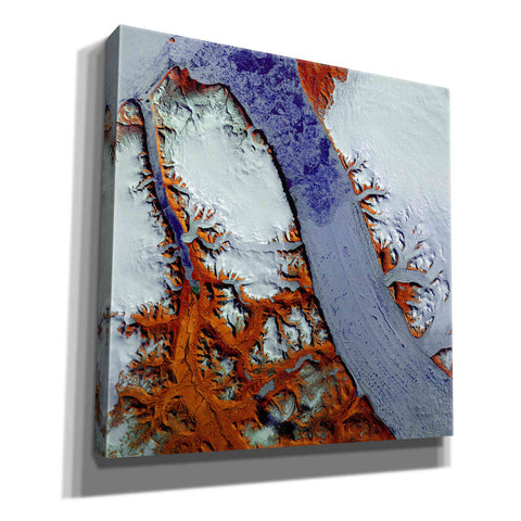 Image of 'Earth as Art: Petermann Glacier,' Canvas Wall Art,12x12x1.1x0,18x18x1.1x0,26x26x1.74x0,37x37x1.74x0