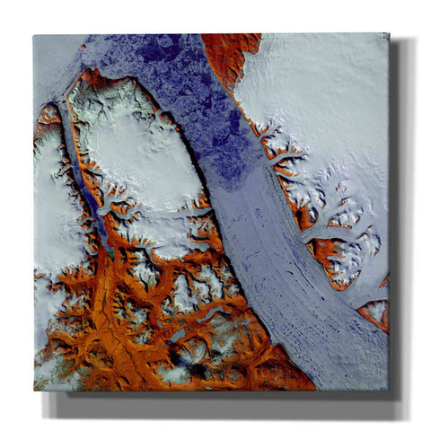 Image of 'Earth as Art: Petermann Glacier,' Canvas Wall Art,12x12x1.1x0,18x18x1.1x0,26x26x1.74x0,37x37x1.74x0