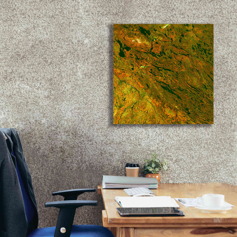 Image of 'Earth as Art: Rock Folding,' Canvas Wall Art,26 x 26