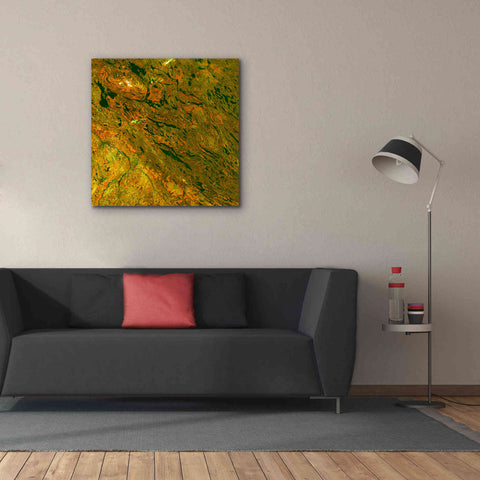 Image of 'Earth as Art: Rock Folding,' Canvas Wall Art,37 x 37