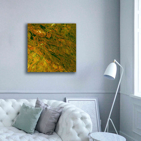 Image of 'Earth as Art: Rock Folding,' Canvas Wall Art,37 x 37