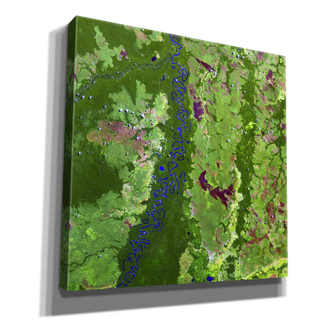 Image of 'Earth as Art: Oxbows in Bolivia,' Canvas Wall Art,12x12x1.1x0,18x18x1.1x0,26x26x1.74x0,37x37x1.74x0