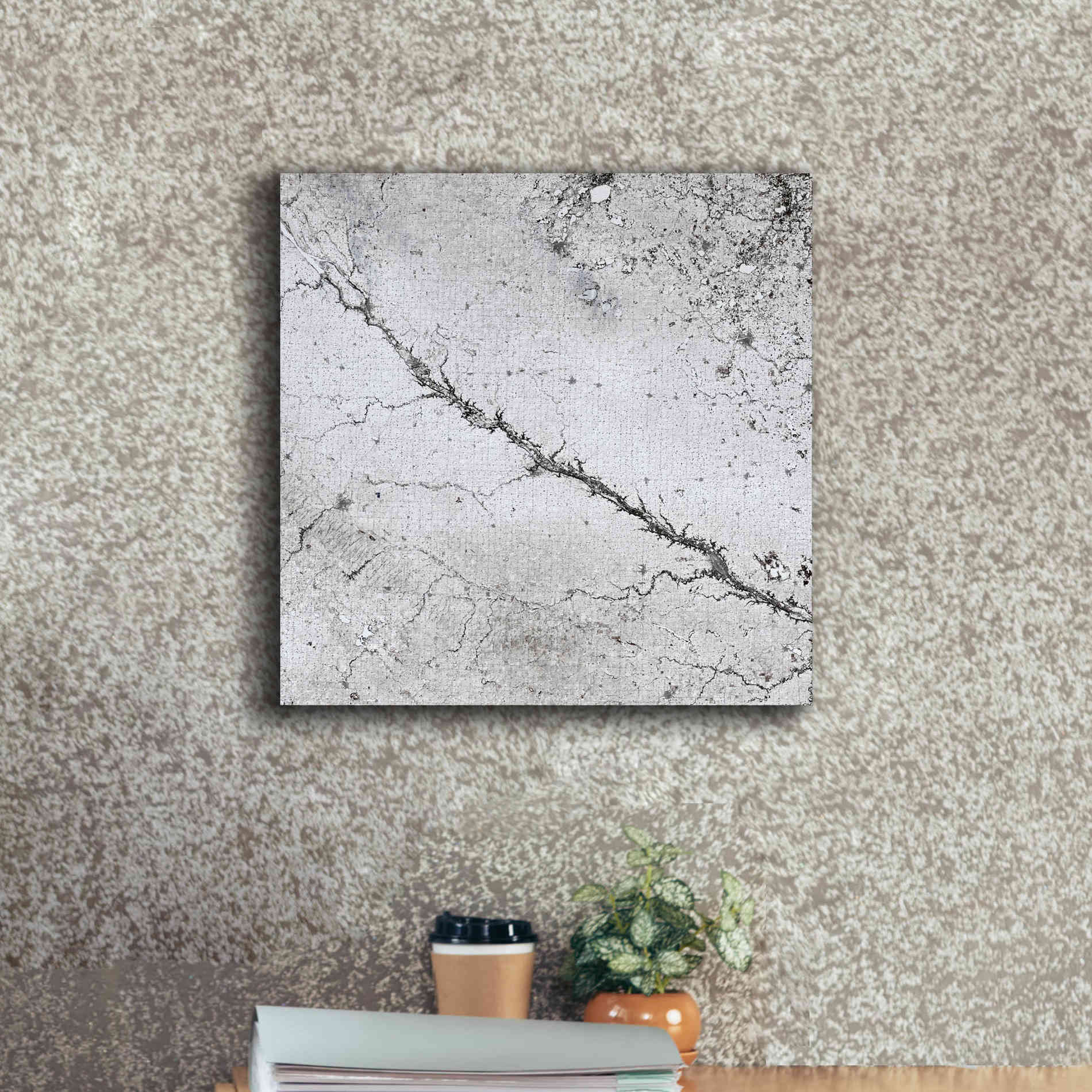 'Earth as Art: Bleak Midwinter,' Canvas Wall Art,18 x 18