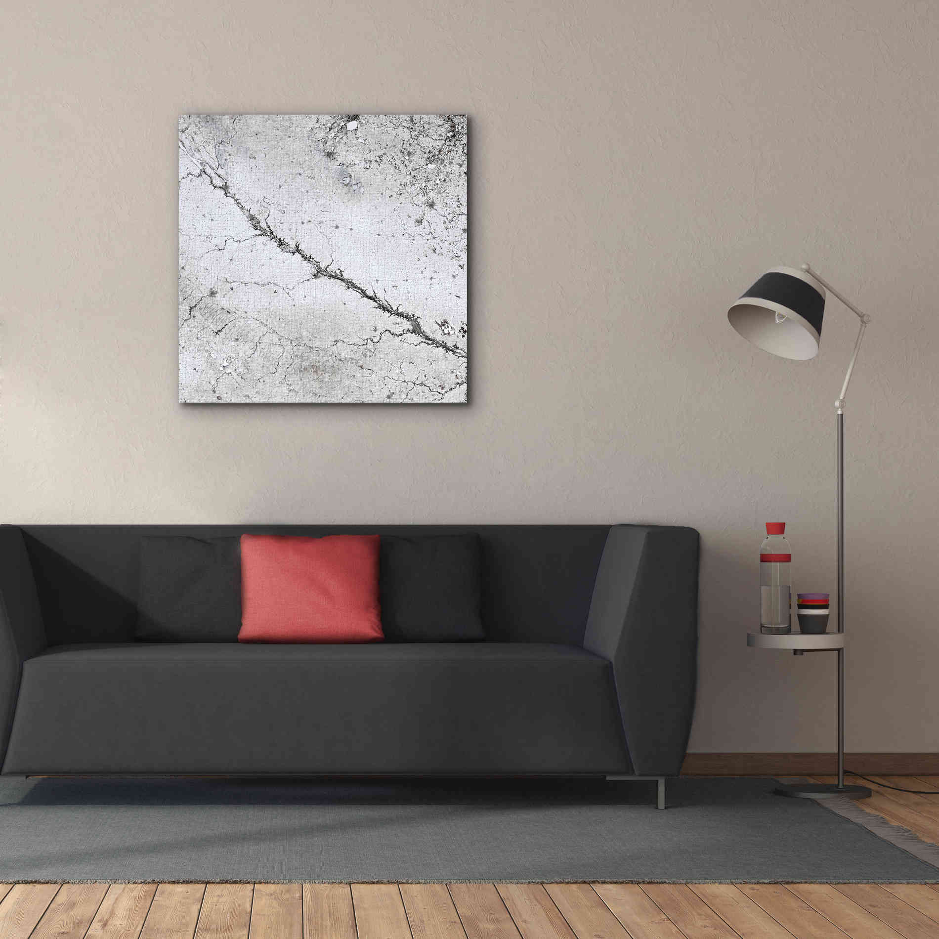 'Earth as Art: Bleak Midwinter,' Canvas Wall Art,37 x 37