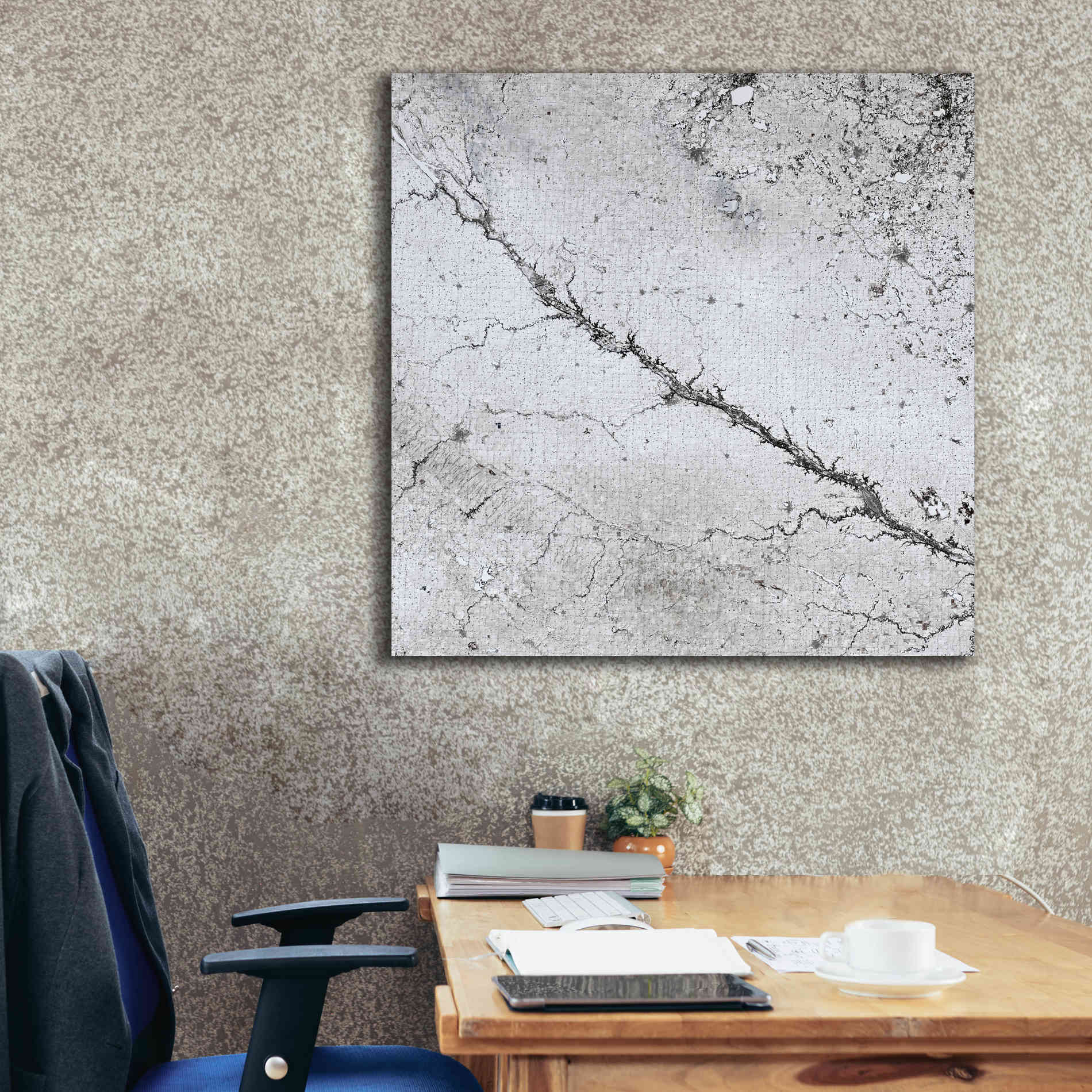 'Earth as Art: Bleak Midwinter,' Canvas Wall Art,37 x 37