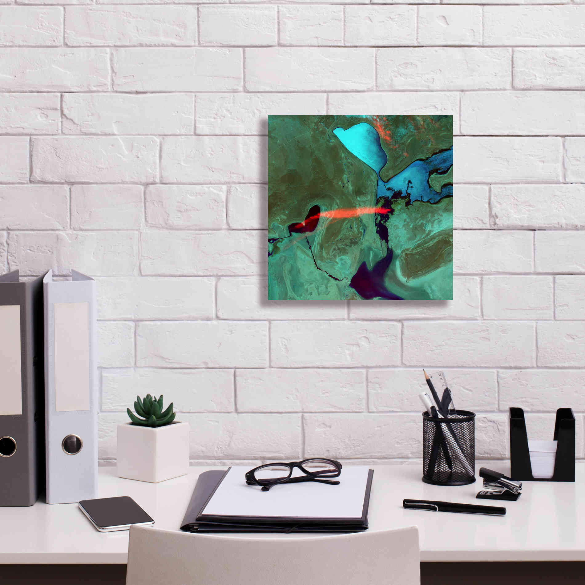 'Earth as Art: Bleeding Heart,' Canvas Wall Art,12 x 12