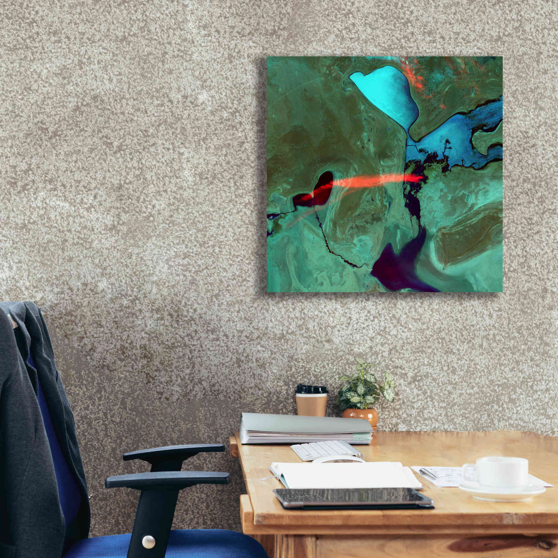 'Earth as Art: Bleeding Heart,' Canvas Wall Art,26 x 26