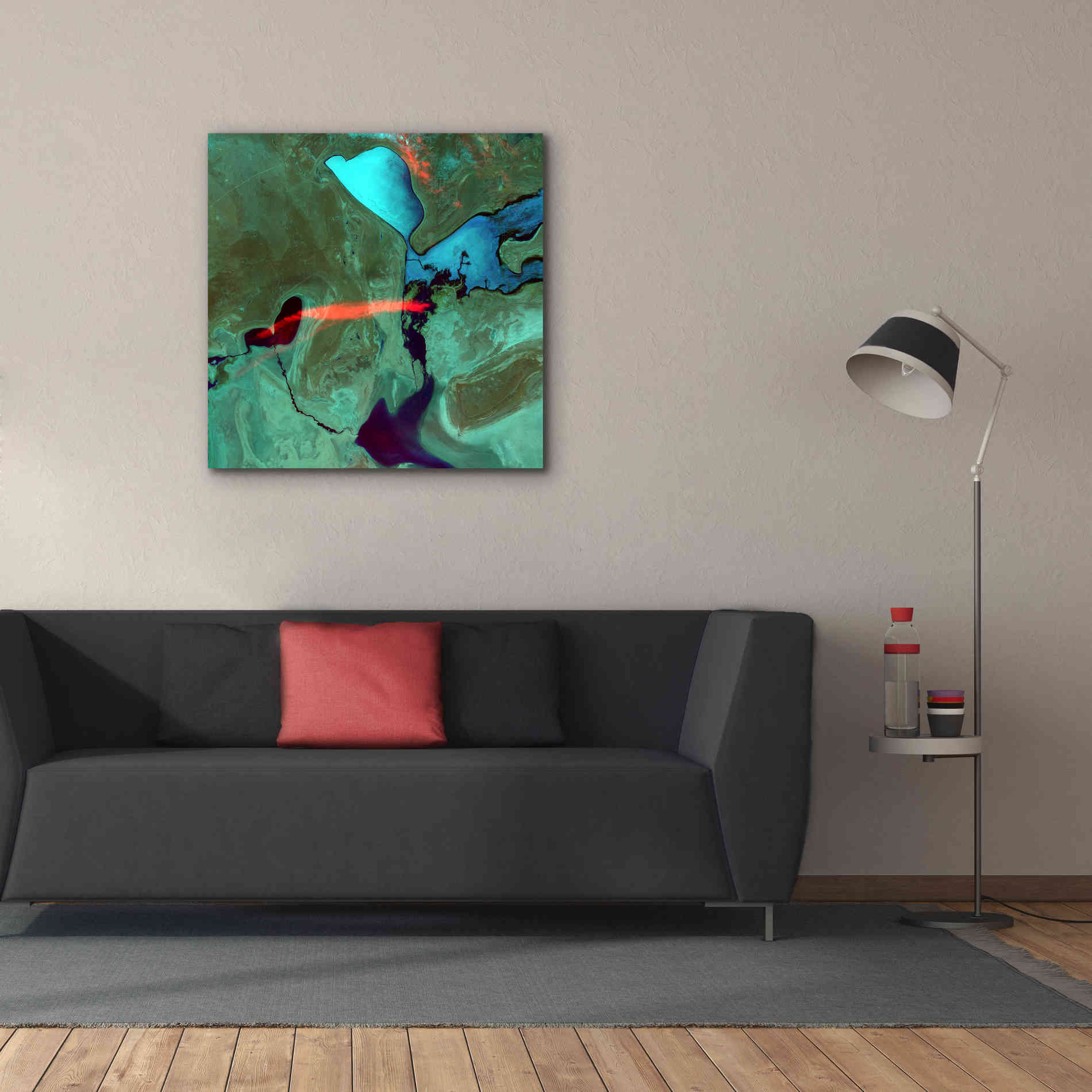 'Earth as Art: Bleeding Heart,' Canvas Wall Art,37 x 37