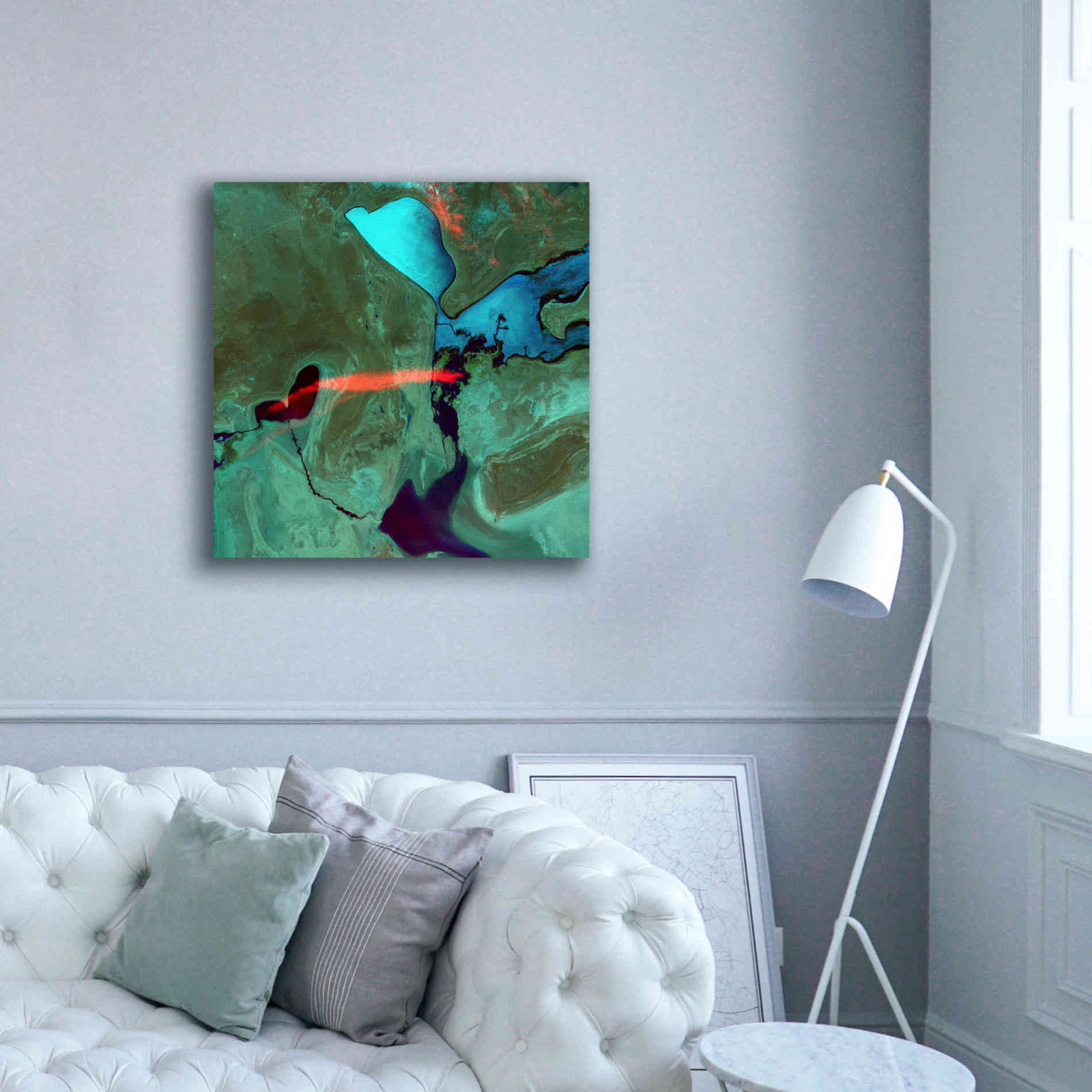 'Earth as Art: Bleeding Heart,' Canvas Wall Art,37 x 37