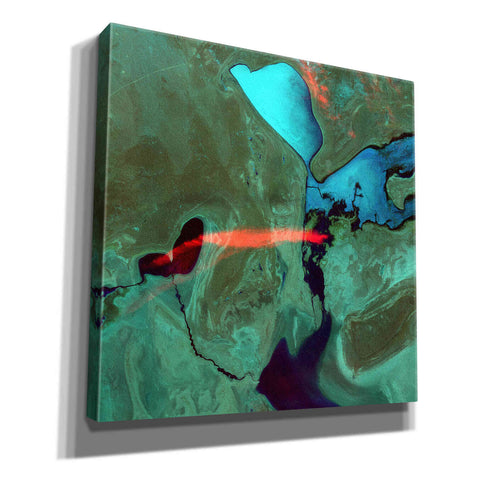 Image of 'Earth as Art: Bleeding Heart,' Canvas Wall Art,12x12x1.1x0,18x18x1.1x0,26x26x1.74x0,37x37x1.74x0
