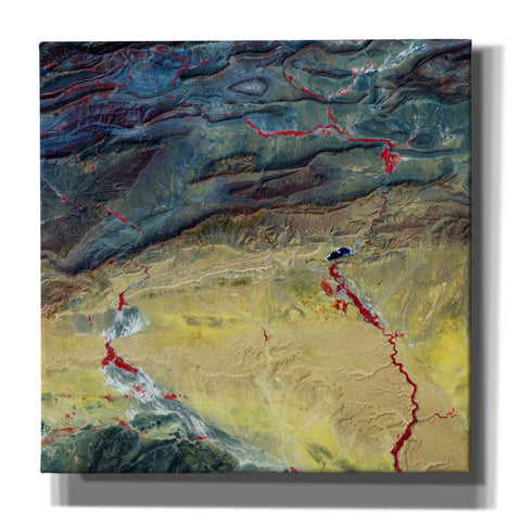 Image of 'Earth as Art: Crimson Streams,' Canvas Wall Art,12x12x1.1x0,18x18x1.1x0,26x26x1.74x0,37x37x1.74x0