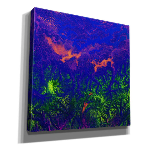 Image of 'Earth as Art: Fanciful Fluorescence,' Canvas Wall Art,12x12x1.1x0,18x18x1.1x0,26x26x1.74x0,37x37x1.74x0