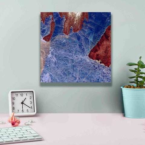Image of 'Earth as Art: Fractured,' Canvas Wall Art,12 x 12