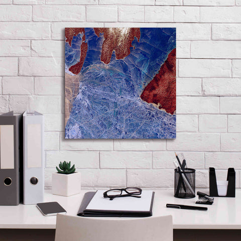 Image of 'Earth as Art: Fractured,' Canvas Wall Art,18 x 18