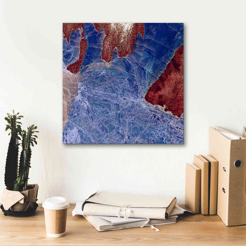 Image of 'Earth as Art: Fractured,' Canvas Wall Art,18 x 18