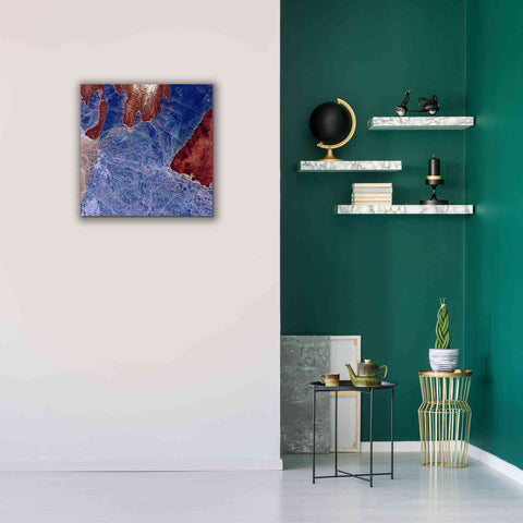 Image of 'Earth as Art: Fractured,' Canvas Wall Art,26 x 26