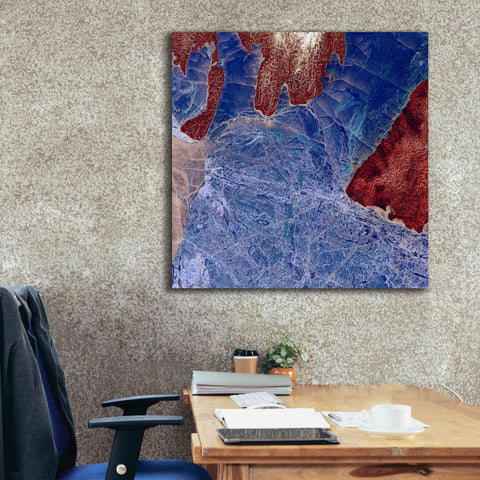 Image of 'Earth as Art: Fractured,' Canvas Wall Art,37 x 37