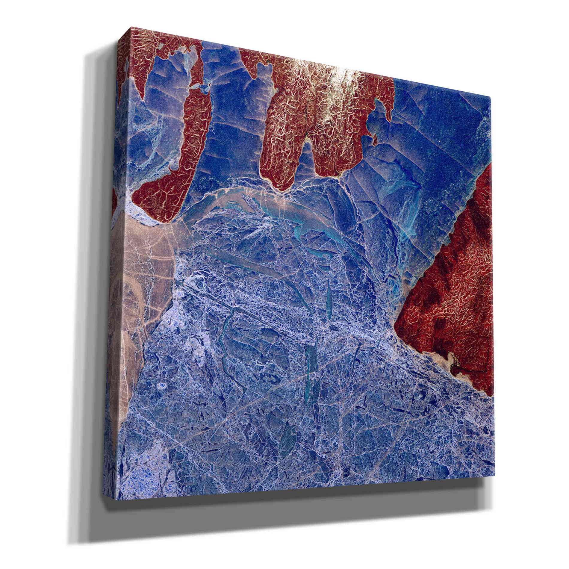 'Earth as Art: Fractured,' Canvas Wall Art,12x12x1.1x0,18x18x1.1x0,26x26x1.74x0,37x37x1.74x0