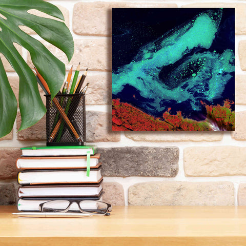 Image of 'Earth as Art: Icy Vortex,' Canvas Wall Art,12 x 12