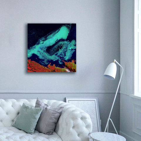 Image of 'Earth as Art: Icy Vortex,' Canvas Wall Art,37 x 37