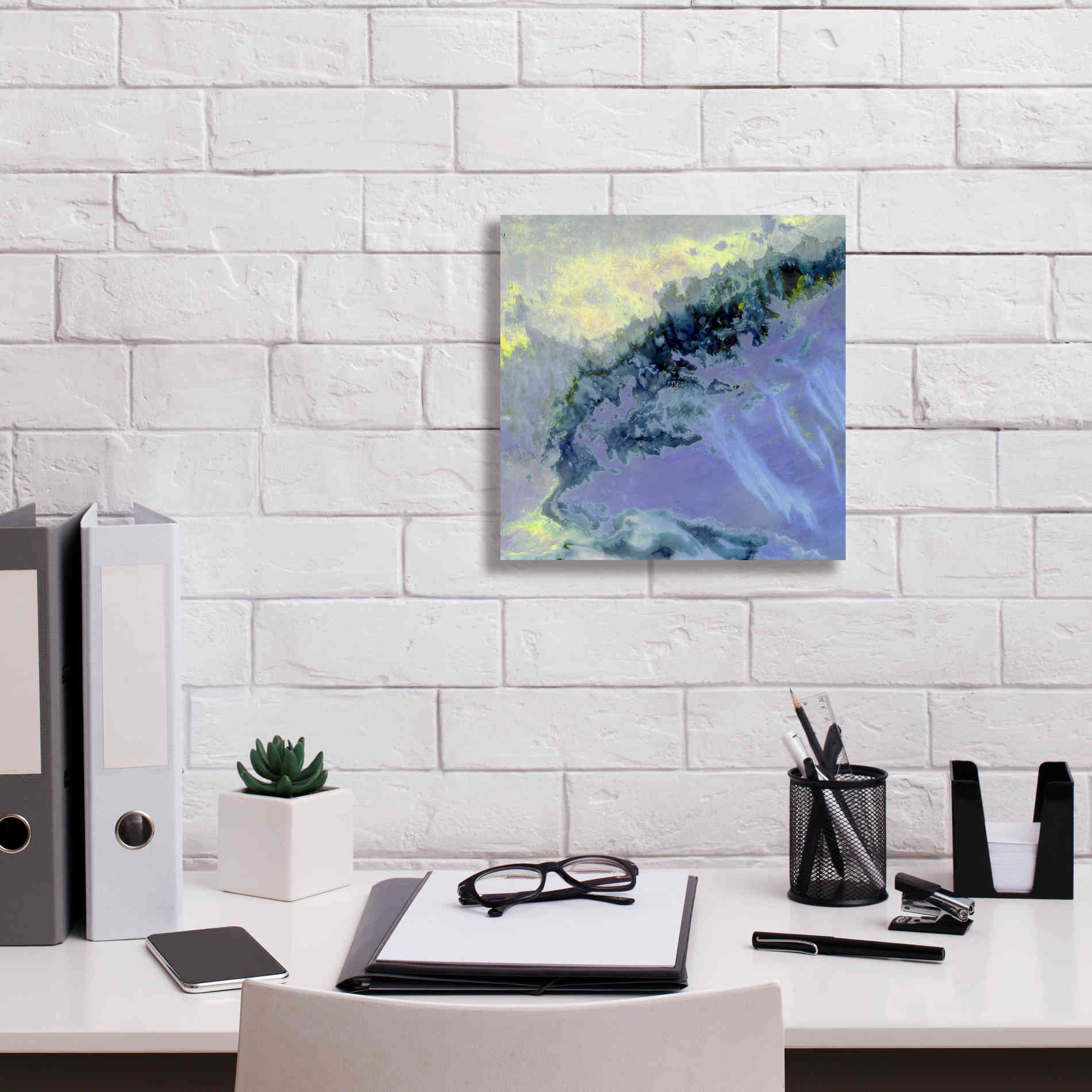 'Earth as Art: Lurking Madness,' Canvas Wall Art,12 x 12