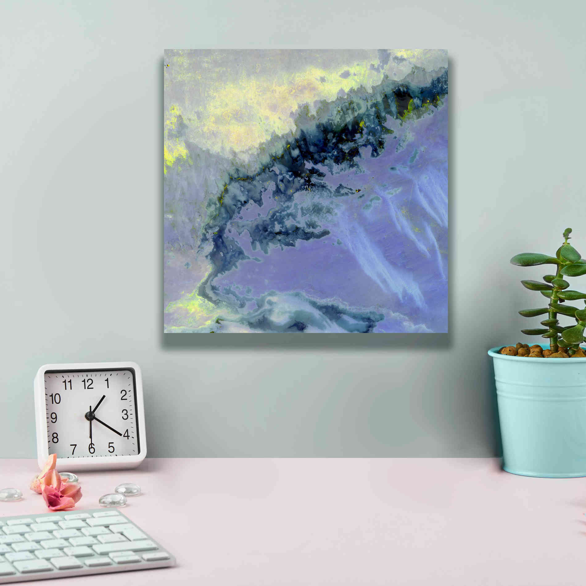 'Earth as Art: Lurking Madness,' Canvas Wall Art,12 x 12