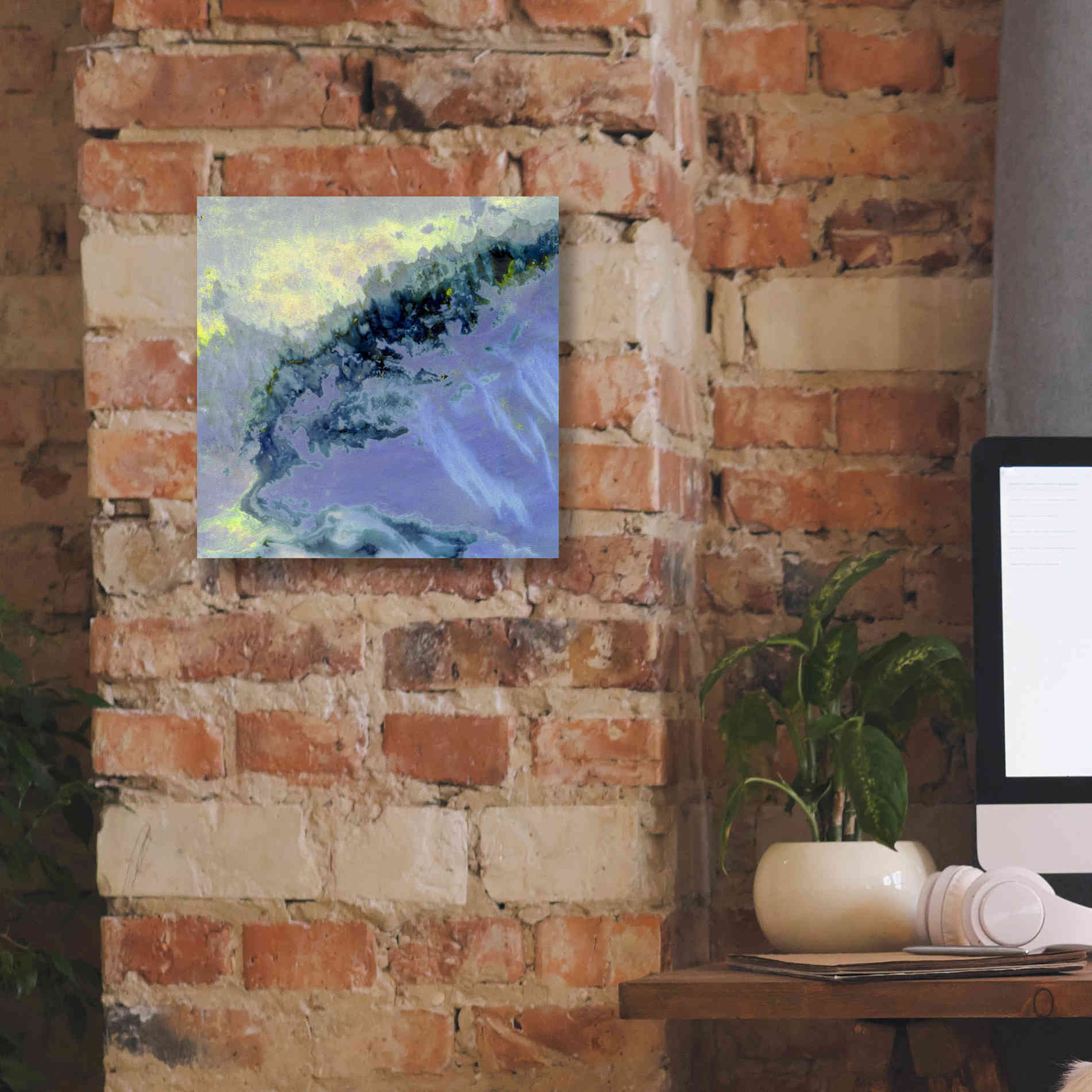 'Earth as Art: Lurking Madness,' Canvas Wall Art,12 x 12