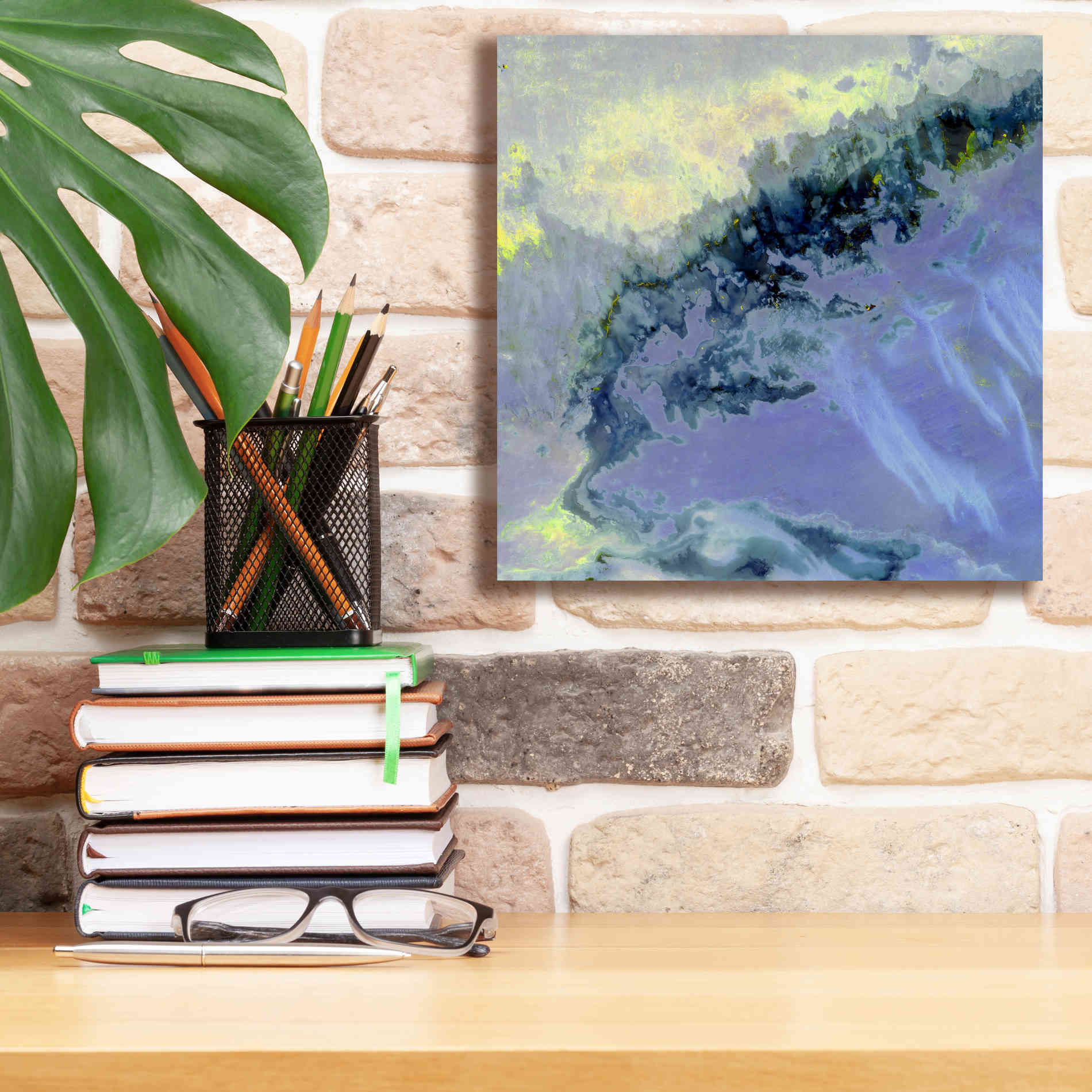 'Earth as Art: Lurking Madness,' Canvas Wall Art,12 x 12