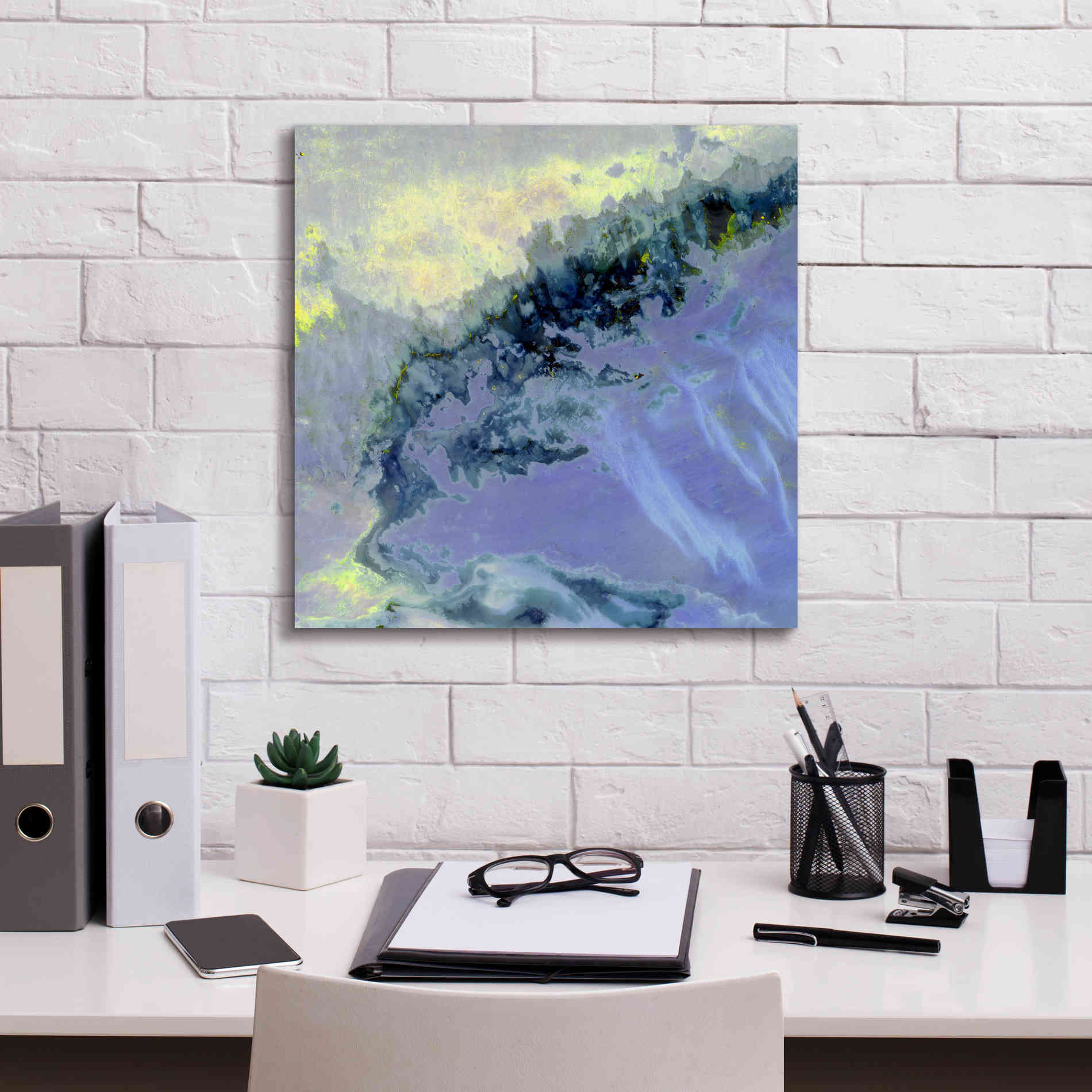 'Earth as Art: Lurking Madness,' Canvas Wall Art,18 x 18