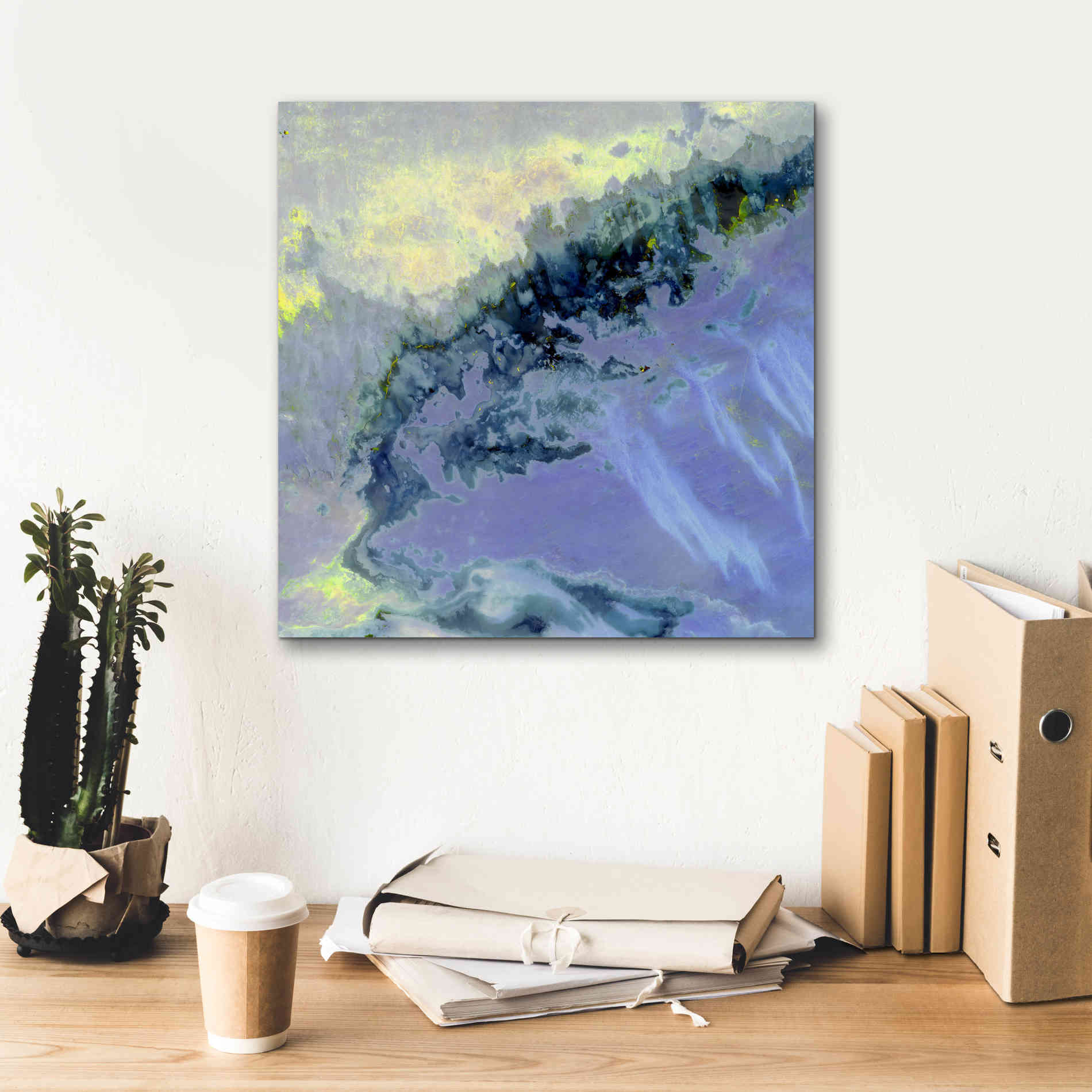 'Earth as Art: Lurking Madness,' Canvas Wall Art,18 x 18