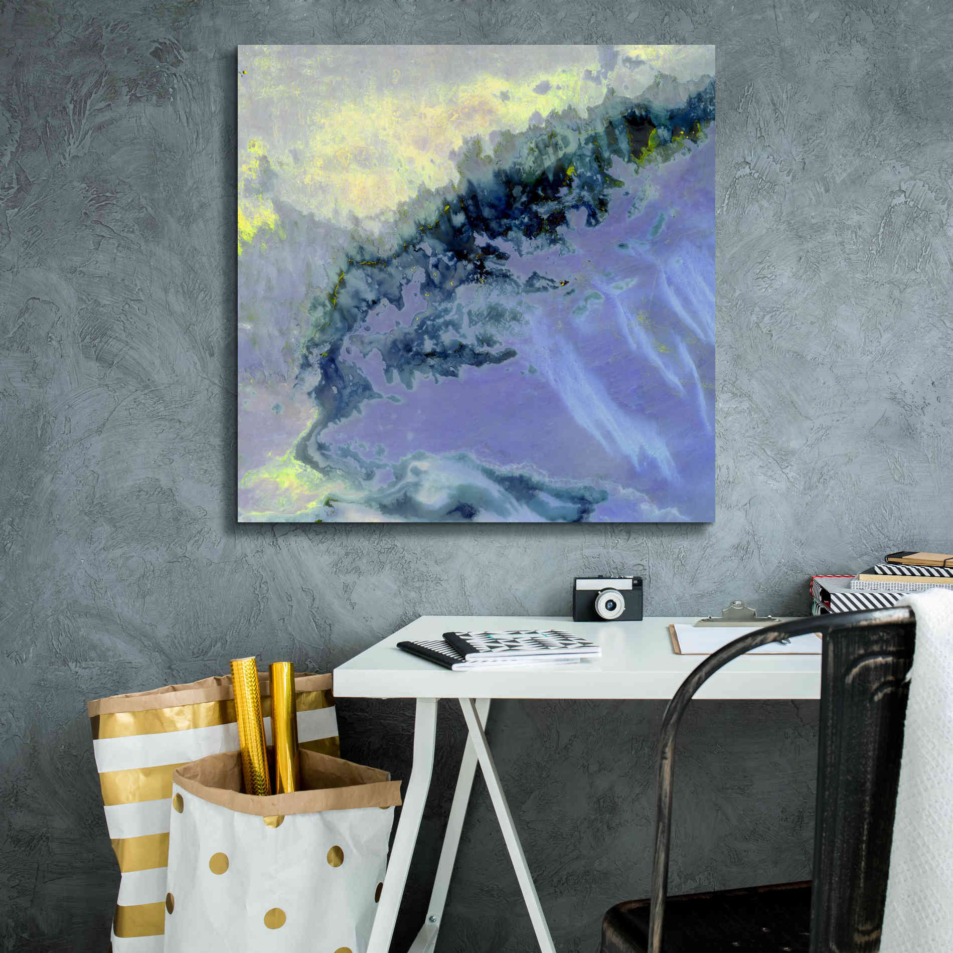 'Earth as Art: Lurking Madness,' Canvas Wall Art,26 x 26