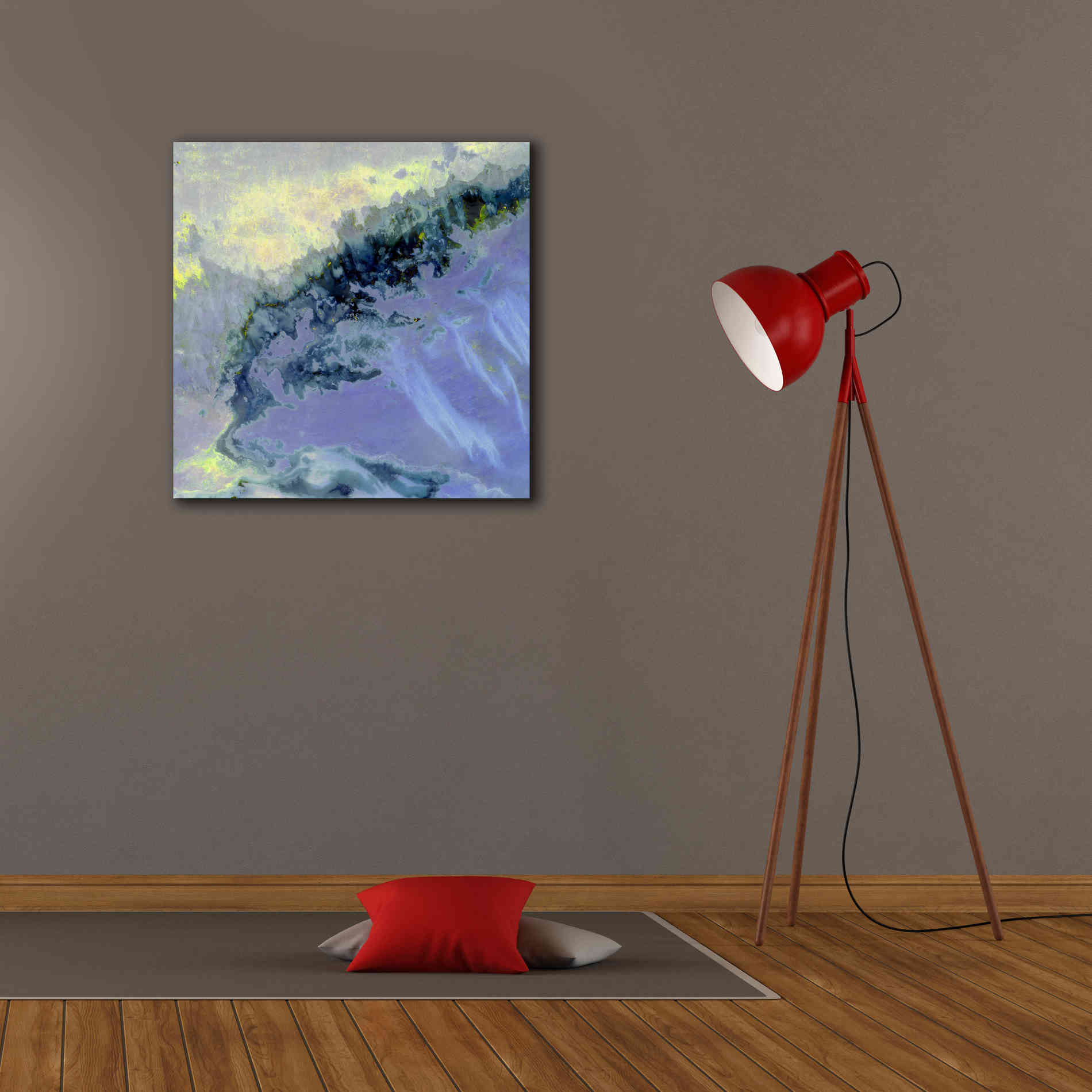 'Earth as Art: Lurking Madness,' Canvas Wall Art,26 x 26