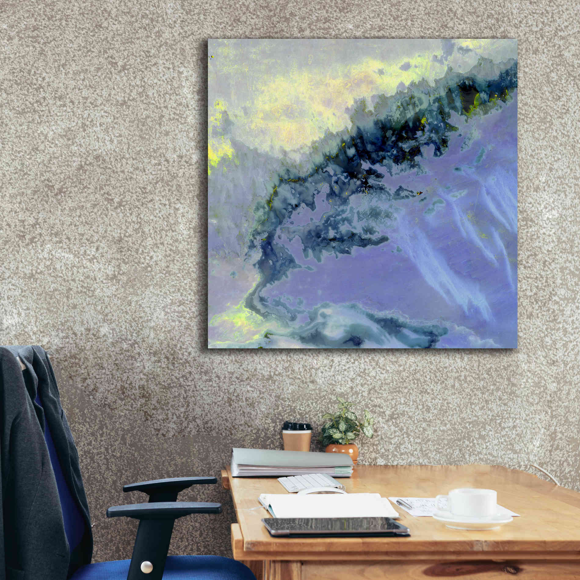 'Earth as Art: Lurking Madness,' Canvas Wall Art,37 x 37