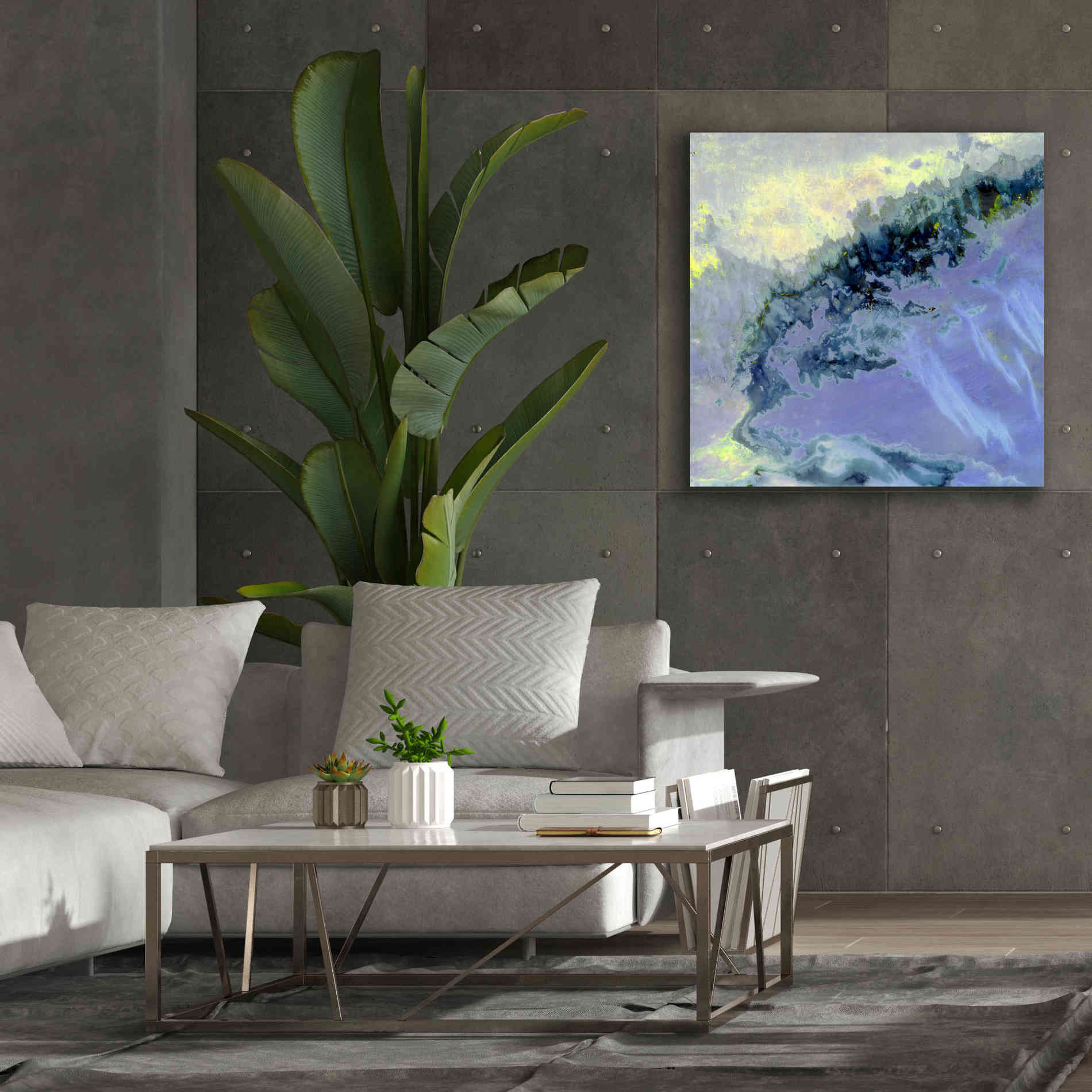 'Earth as Art: Lurking Madness,' Canvas Wall Art,37 x 37