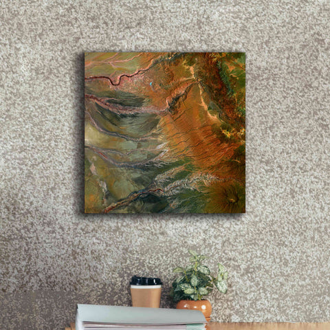 Image of 'Earth as Art: Moody Carvings,' Canvas Wall Art,18 x 18
