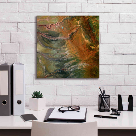 Image of 'Earth as Art: Moody Carvings,' Canvas Wall Art,18 x 18