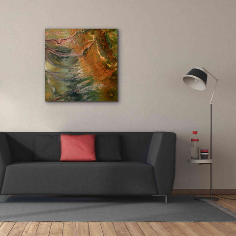 Image of 'Earth as Art: Moody Carvings,' Canvas Wall Art,37 x 37