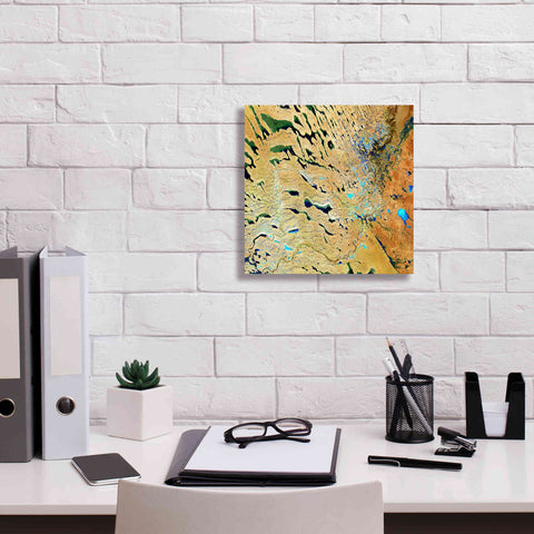 Image of 'Earth as Art: Parallel Dunes,' Canvas Wall Art,12 x 12