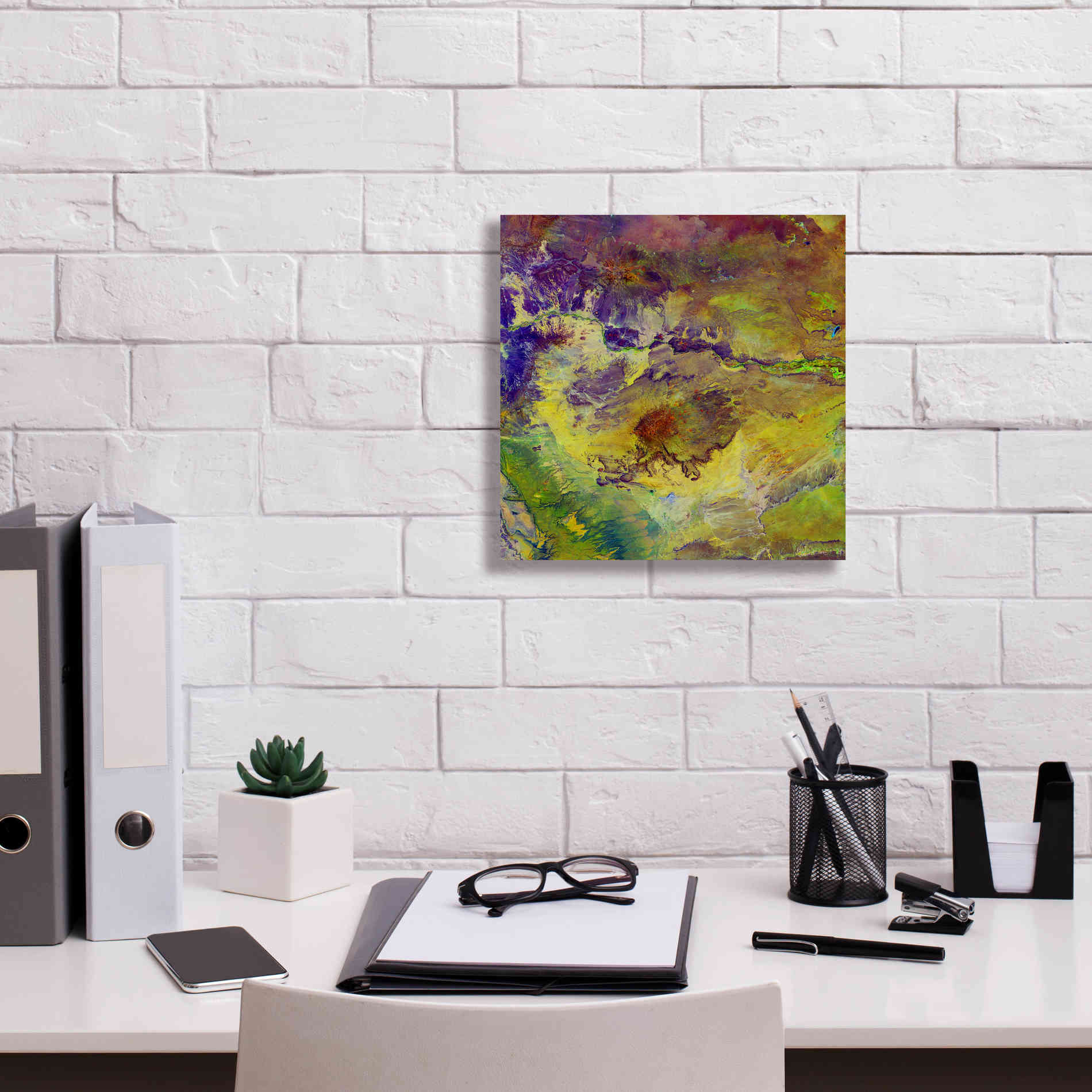 'Earth as Art: Sabotage,' Canvas Wall Art,12 x 12