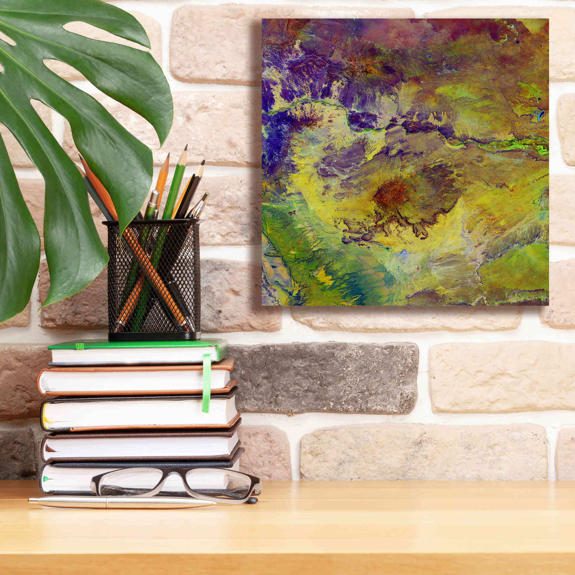 'Earth as Art: Sabotage,' Canvas Wall Art,12 x 12