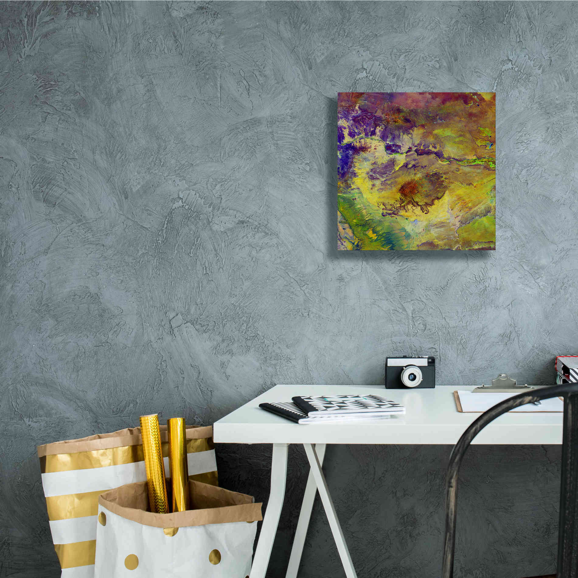 'Earth as Art: Sabotage,' Canvas Wall Art,12 x 12