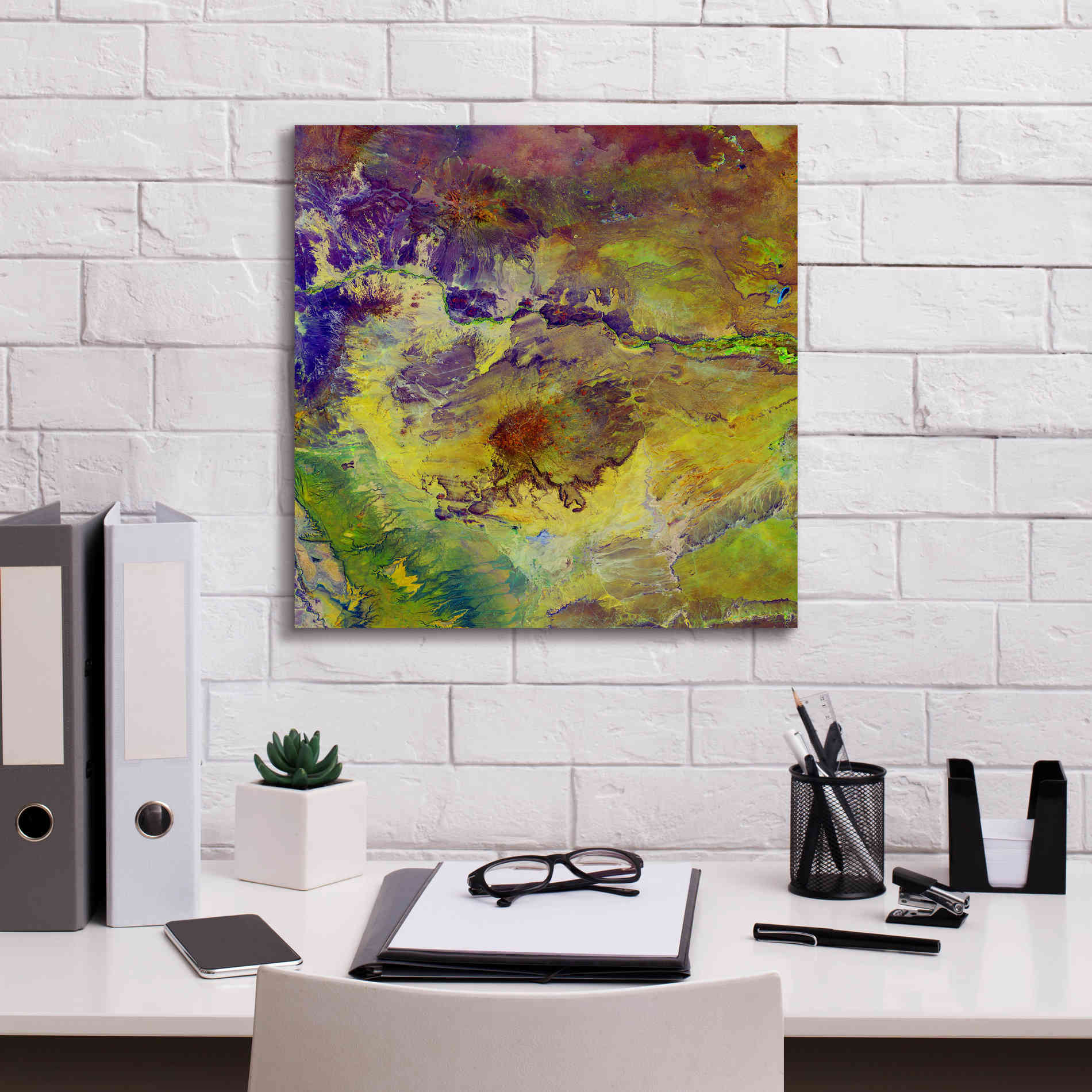 'Earth as Art: Sabotage,' Canvas Wall Art,18 x 18