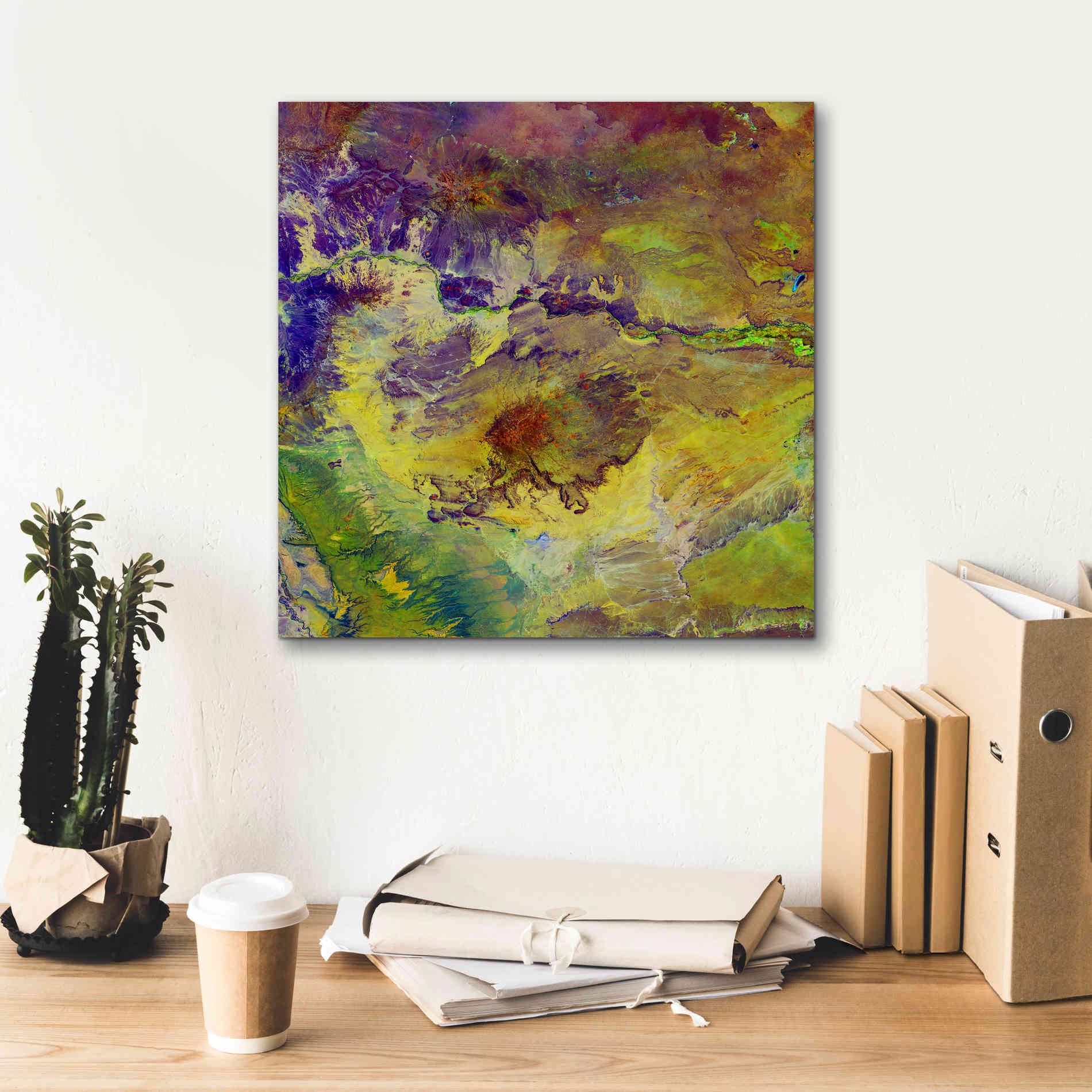 'Earth as Art: Sabotage,' Canvas Wall Art,18 x 18