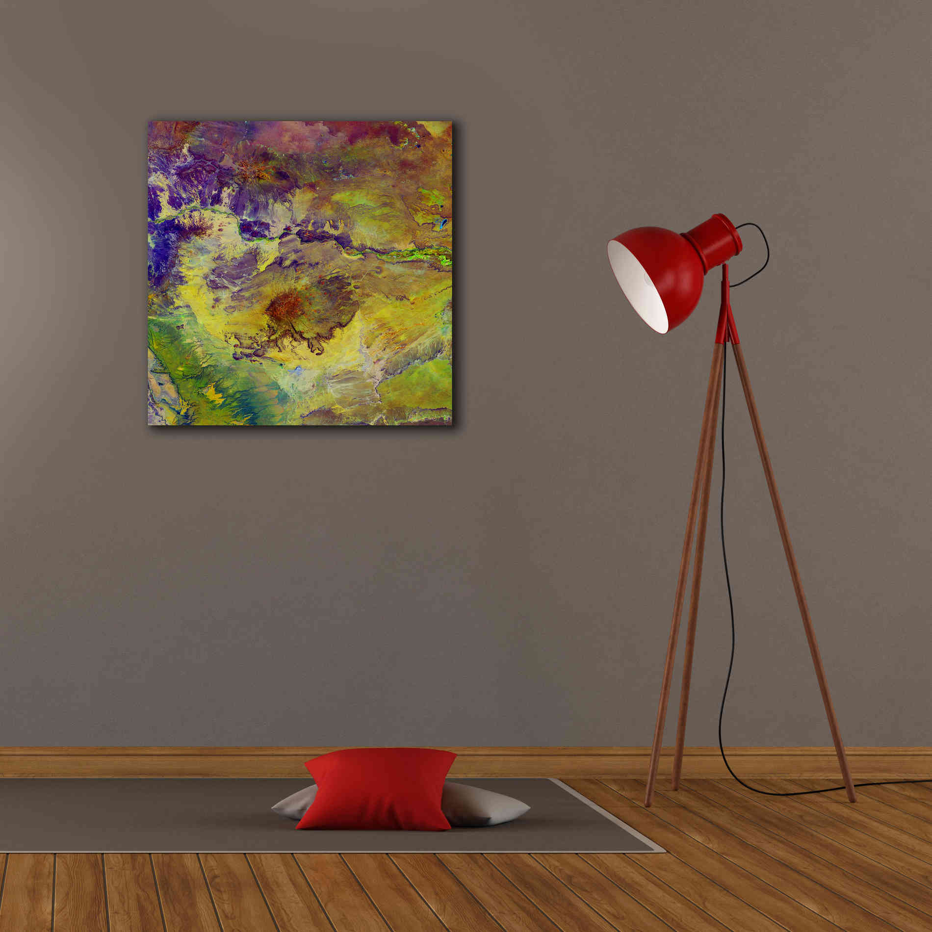 'Earth as Art: Sabotage,' Canvas Wall Art,26 x 26